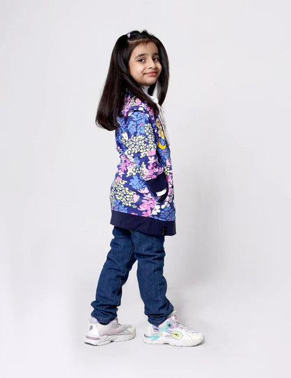 Girls Graphic Hoodie